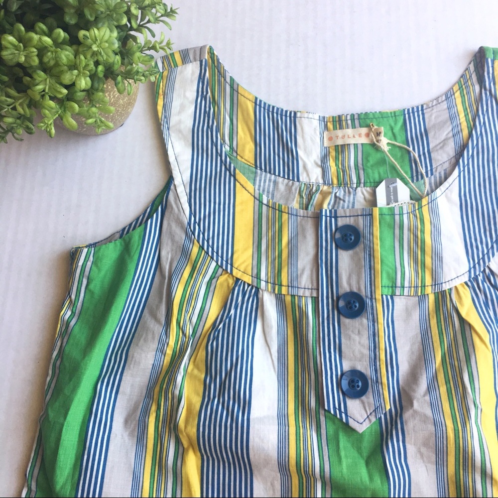 Anthropologie Tulle top